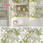 Waterproof Self-Adhesive Peel and Stick PVC Wall Sticker Modern Watercolor