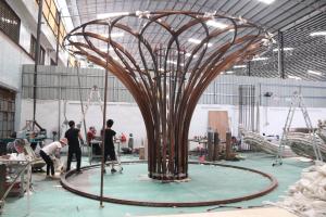 Wholesale 20′Feet Stainless Steel Sculptures , Customized Metal Crafted from china suppliers