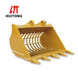 Wholesale Wear Resistant Excavator Skeleton Bucket Yellow Color High Working Efficiency from china suppliers