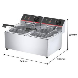 Wholesale Commercial Electric Deep Fryers pressure fryer Product outside dimension 545x415x285mm from china suppliers