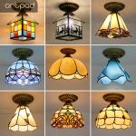 Mosaic Style LED Indoor Wall Light for Home Lighting Stained Glass Sconce