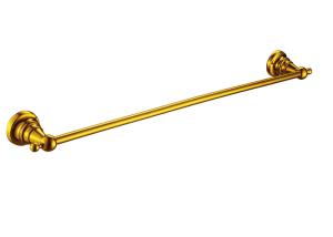 Wholesale Single Bathroom Accessories Towel Racks Shelves Brass Golden Plated from china suppliers