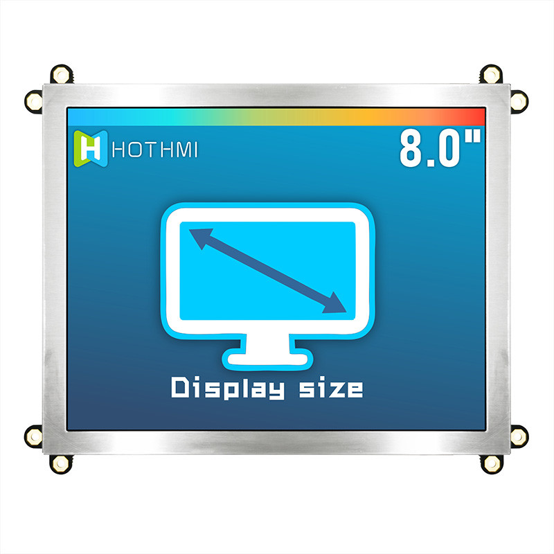 8" Inch HI TFT LCD 1024x768 Sunlight Readable For Applications Industrial Display