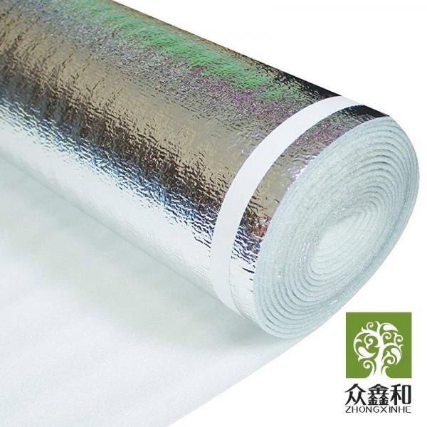 Quality Silver Foil EPE Underlayment Durable White Underlay For Laminate Flooring for sale