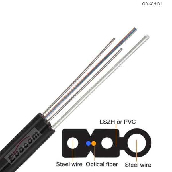 GJYXCH FTTH Optical Fiber Cable G657A Single Mode Fiber Outdoor/Indoor