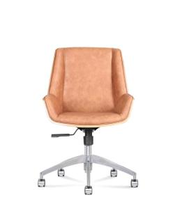 Wholesale Bedroom Lobby Hotel Desk Chairs 0.225CBM 360 Deg Mid Back Leather Upholstery from china suppliers