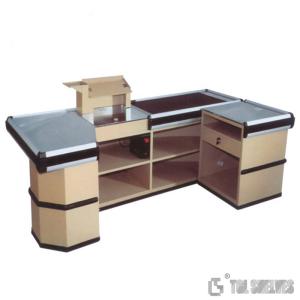 Wholesale Stainless Steel Supermarket Checkout Counter With Conveyor Belt from china suppliers