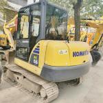 34.5KW Used Mini Komatsu Excavator PC56 With Original Hydraulic Valve