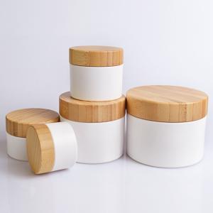 Wholesale Hand Cream 250ml/8OZ ODM bamboo Plastic Container Jars from china suppliers