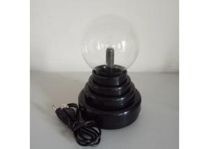 Wholesale Battery Powered Plasma Ball 3 Inch With ABS Base , Can Sound By Music from china suppliers