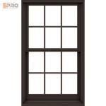 Custom Lift Up Hurricane Impact French Windows / Small Size Top Hung Up Down