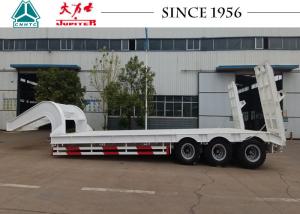 Wholesale 3 Axle 40 Tons Heavy Duty Low Bed Lowboy Trailer from china suppliers