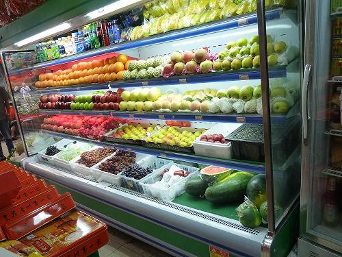 2m Showcase MultiDeck Open Chiller 4 Shelves With Two Sliding Doors