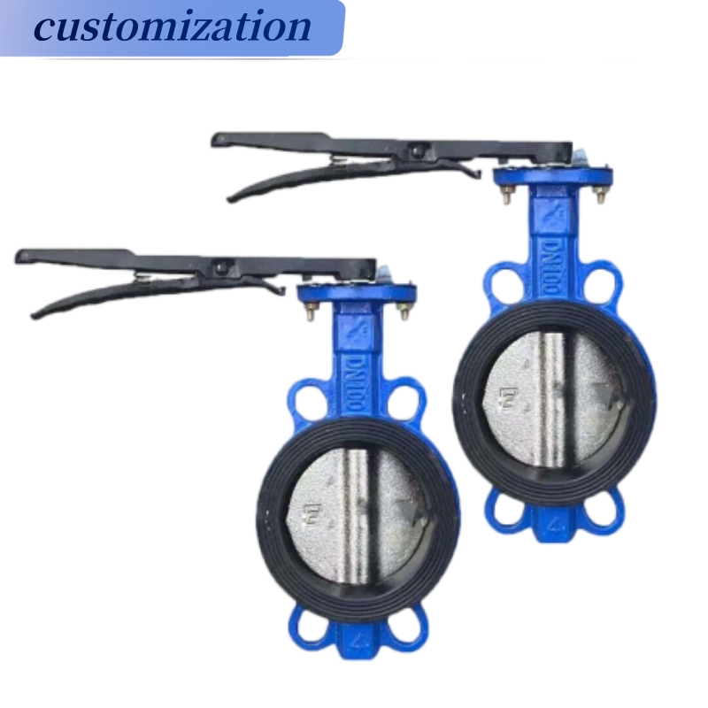 Support After-sales service 3inch Ductile Iron/Cast Iron Wafer Type Butterfly Valve