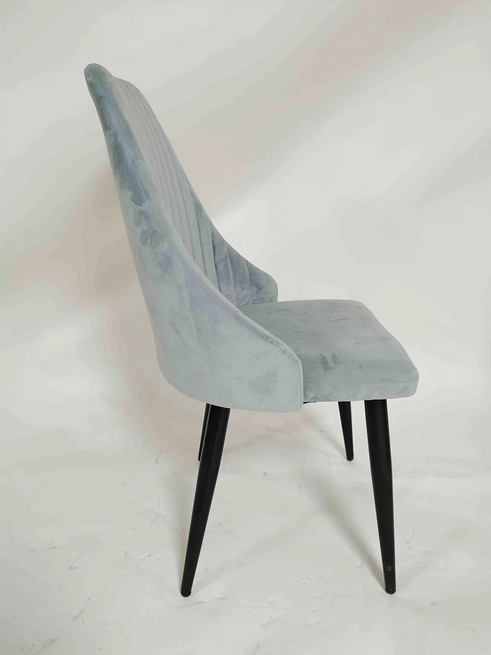 PU Leather Ivory Upholstered Dining Chairs ODM Upholstered Dining Room Chairs