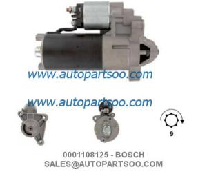 Wholesale 0001108125 0001108162 - BOSCH Starter Motor 12V 1.4KW 9T MOTORES DE ARRANQUE from china suppliers