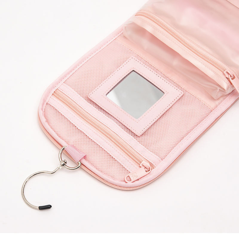 Pink Makeup Bag crafted with high-quality materials and a focus on functionality. These bags are perfect for organizing your makeup and skincare