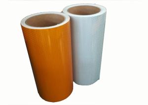 Wholesale PET PMMA PC High Intensity Grade Reflective Sheeting , White Yellow Reflective Sign Vinyl Film from china suppliers