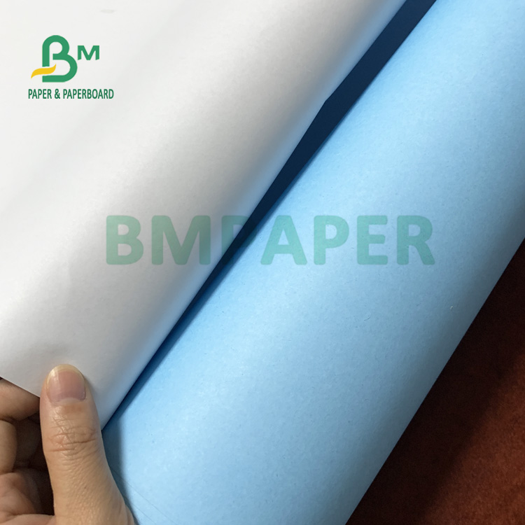 30'' X 150ft 2'' Core Single Side Blue CAD Bond Paper 20lb Smoothness