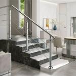 Compact Stainless Steel Handrails for Apartments and Condos