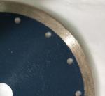 Sintered Blue Color Diamond Saw Blades Dry Cutting For Sand Stone , Wood Stone