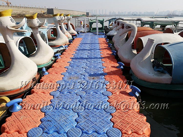 HDPE fabriquer un ponton flottant