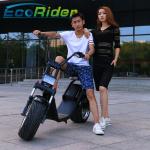 40-50KM/H 2 Wheel Electric Scooter With Big Wheels / Fashion City Scooter With