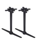 Item 2902 Metal Dining Table legs Flat Self Stabilizing Cast Iron Table X Base