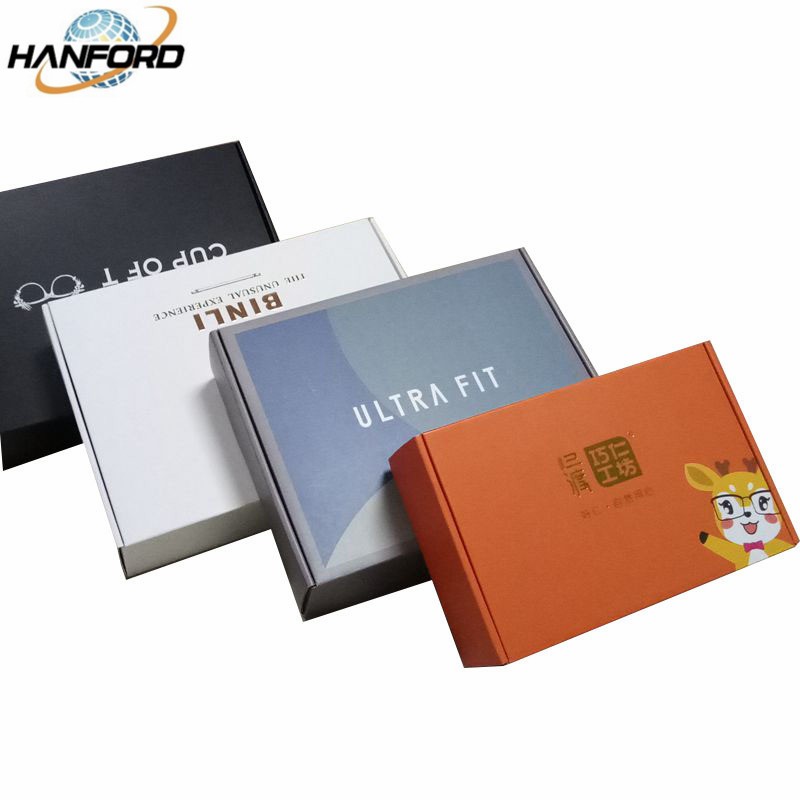 Corrugated Cardboard Eco Friendly Gift Box Packaging Dustproof Portable
