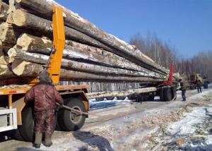 Wholesale High Strength Steel Log Truck Trailer For Light Logs And Timbers Carrying from china suppliers