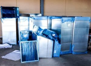 Wholesale Linear Low Density Polyethylene 200 Ft 24&quot; Blue Plastic Duct Wrap from china suppliers