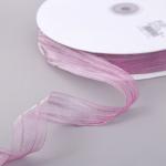 Gift Wrapping 25mm Organza Ribbon Korea 2.5cm Sheer Wired Ribbon