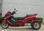 Electric Start 3 Wheel 150cc Scooter , 3 Wheel Bike Motorcycle With Windshield