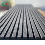 Nontoxic Mildewproof Acoustic Slat Wall , Heat Insulated Wooden Slatted Panel