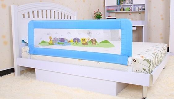 Quality Blue Safety Child Bed Rails For Children , Fold Twin Bed Guard Rails for sale