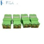 Single-Mode DX LC/APC Fiber Optic Adapter Without Flange PBT Material Quad Fiber