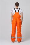 OEM Winter Flame Resistant Clothing , 350gsm Cold Weather Fr Anti- Statics Bib
