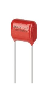 Wholesale CL21 105nF Polyester Film Capacitor Mosquito Shoot LED Light 400VDC from china suppliers