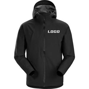 Wholesale Men's Mountain Waterproof Windbreaker Lightweight Packable Hooded Raincoat Outdoor Running Hiking Mens Rain Jacket from china suppliers