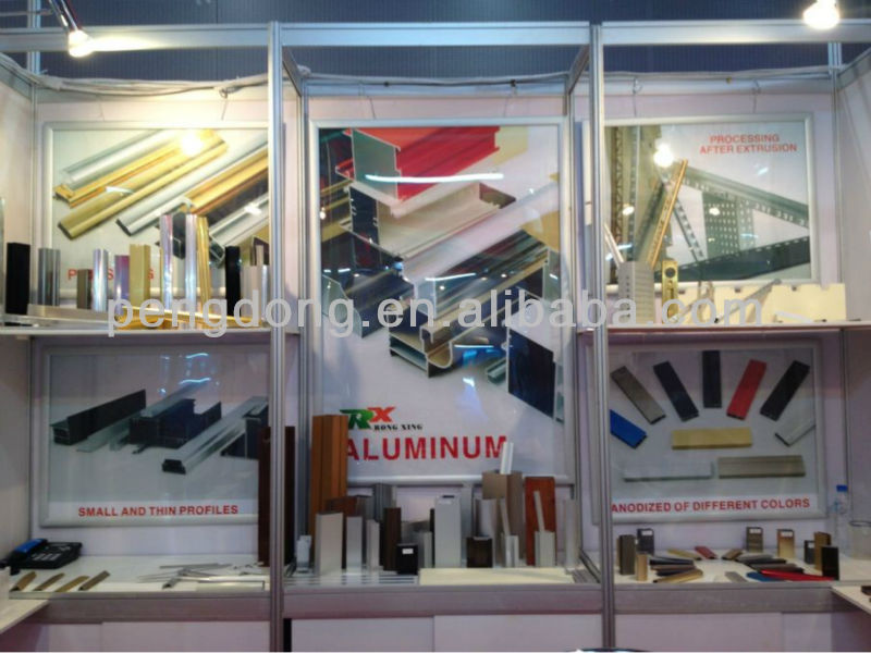 Wood Grain aluminium profile for kitchen cabinet