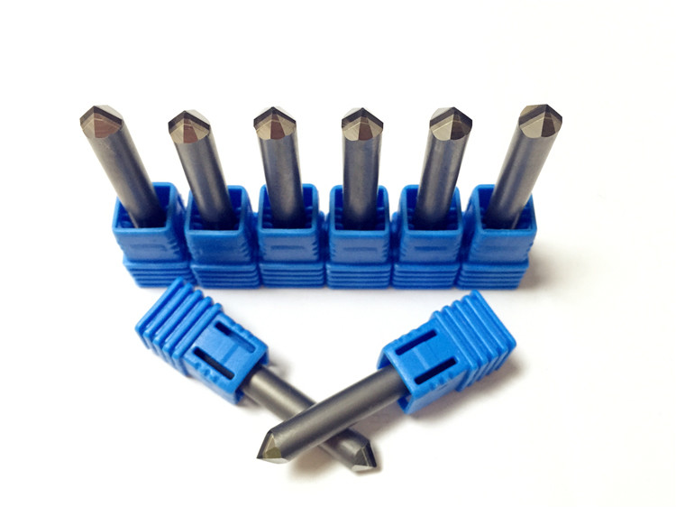 PDC diamond engraving tools hexagon angle doule edge stone carving router bit