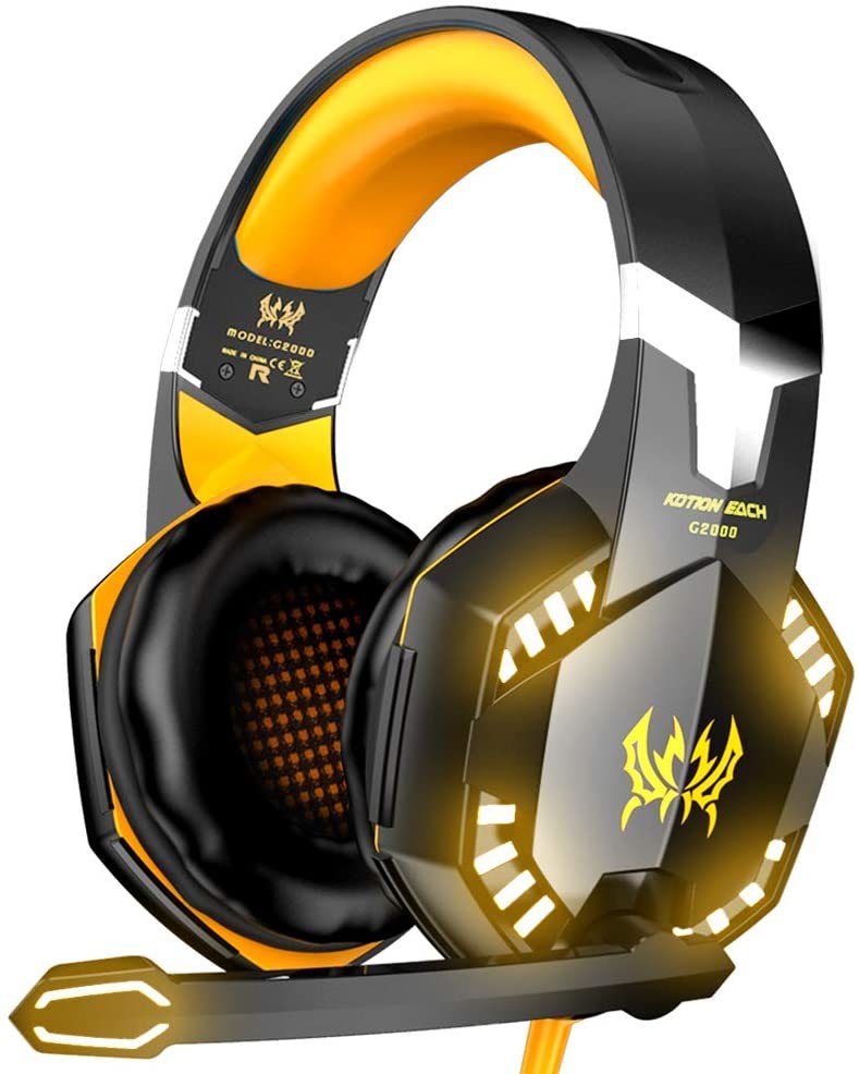 KOTION EACH G2000 100mA 2.2kohm Deep Bass Gaming Headset