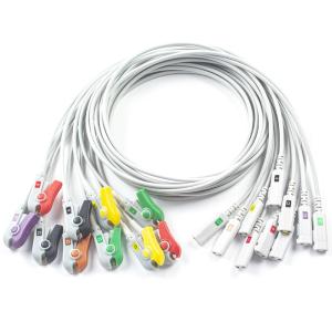 Wholesale Conmed EKG Lead Compatible with Latex-free 10Lead ECG Diagnostic Cable IEC Grabber from china suppliers