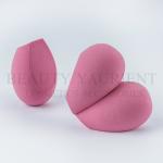 Big Flocking Pink Egg Blender Makeup Puff Sponge 25g Environmental Friendly