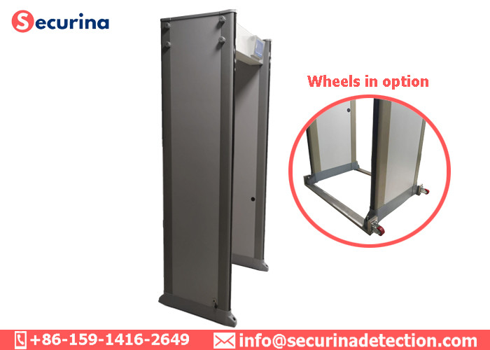 Walk Through Arch Door Frame Metal Detector 33 Pinpoint Zones For Security Body Scanner