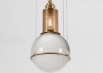 Clear Color Ball Glass Single Head Iron Lustre 10cm Modern Pendant Light