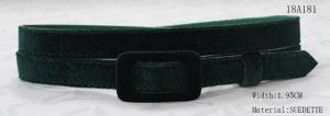 Wholesale Skinny Fake Suede Female Belts Tape With Suede Covered Buckle For Women from china suppliers