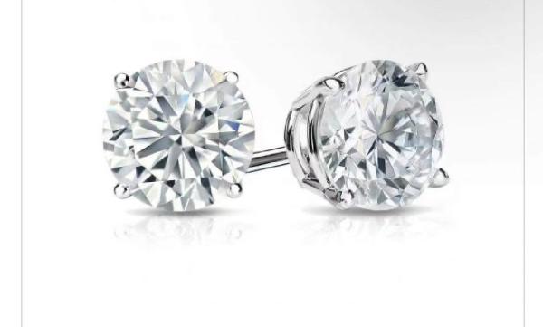 3ct Lab Made Diamond Jewelry Round Brilliant Cut Lab Created Diamond Stud