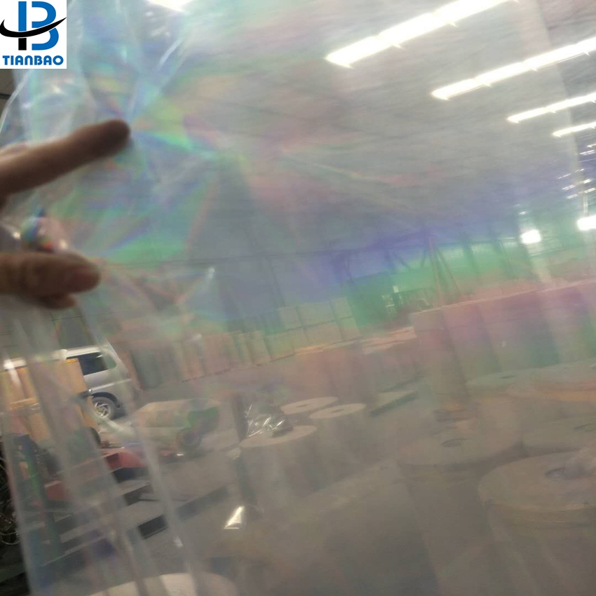 PET Cold Foil Film Aluminum Metalized PET Holographic Film for Exhibition Glitter Film