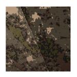 Army Camouflage Fabric Material Polyester Cotton Blend Korean Granite Digital